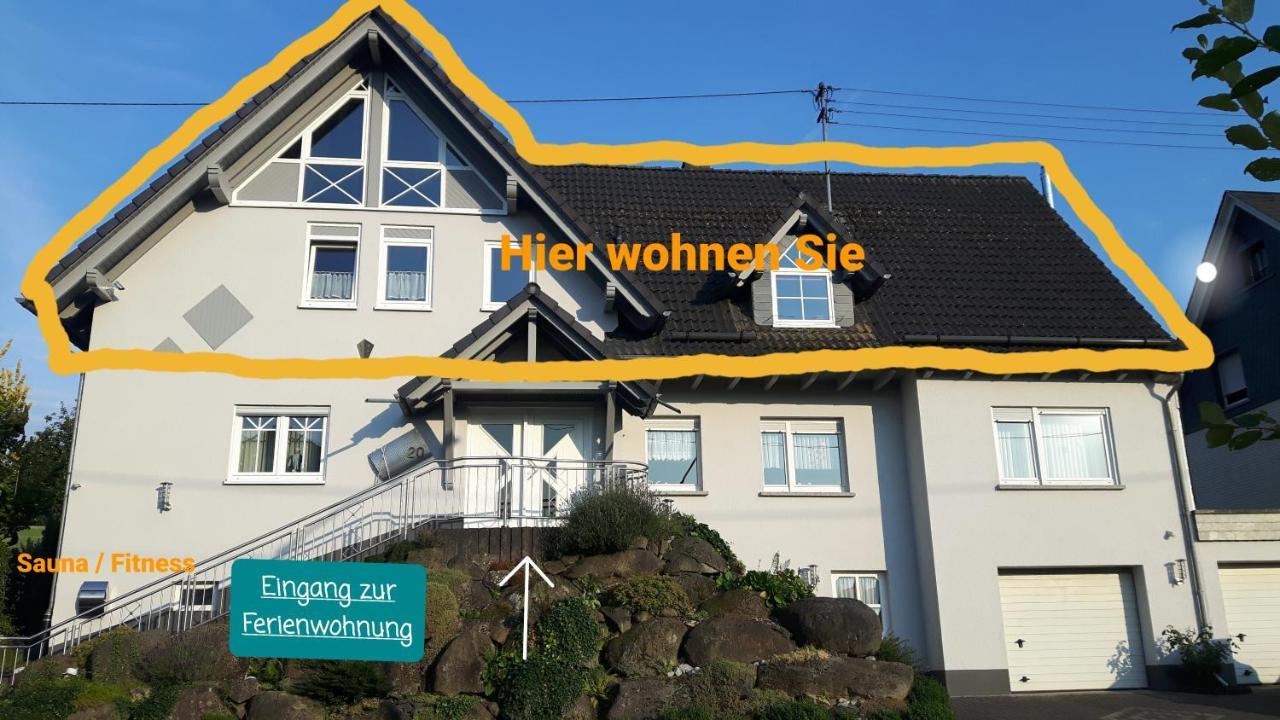 Ferienwohnung Fitness Entspannung Sauna Im Westerwald Derschen Luaran gambar